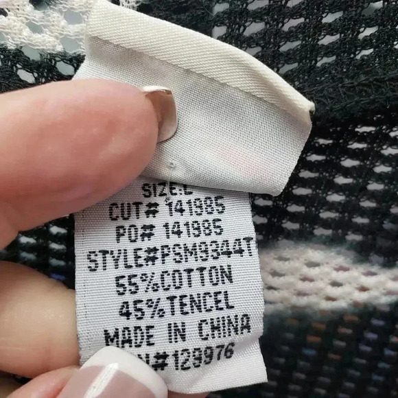 Mind Set by XCVI Mesh Cowl Neck Top - Picture 5 of 7